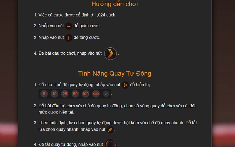 Cẩm nang về thuật ngữ Slots Game